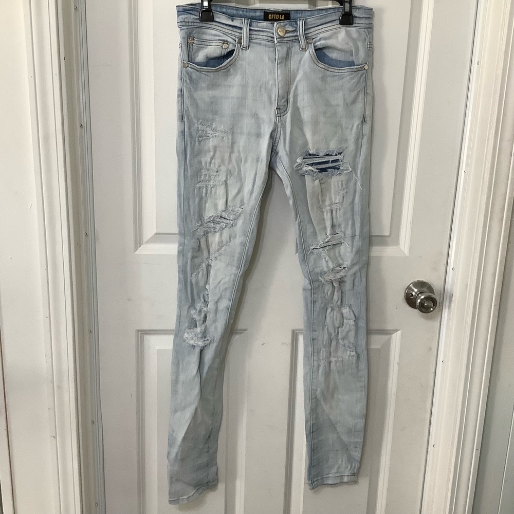 GFTD LA skinny jeans Boys blue jeans size 29
